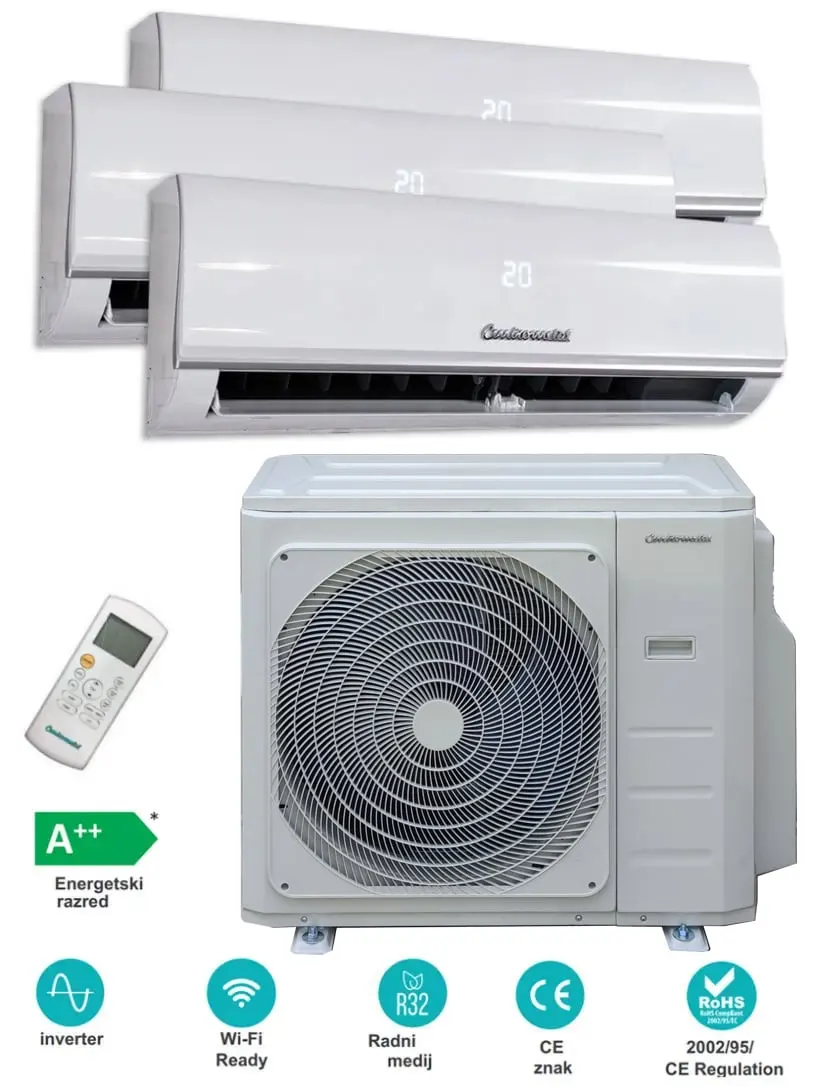 Centrometal klima Trialsplit (3 unutarnje) - B design ponuda
